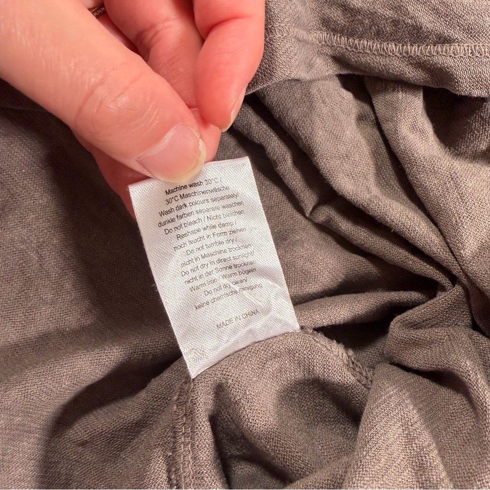 Poetry Women's Taupe Short Sleeve‎ Tee Size 4 - Picture 3 of 8